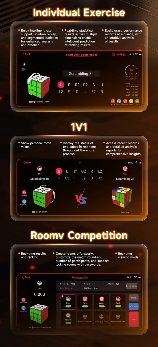 QiYi Smart Cube 3x3 UV Coated